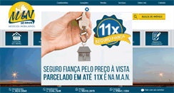 Desktop Screenshot of imobiliariaman.com.br